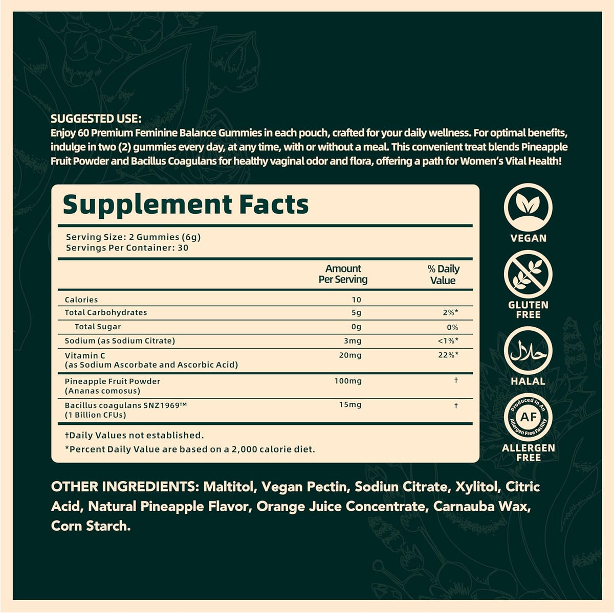 Vital Source Nutrition - Premium Feminine Balance Gummies