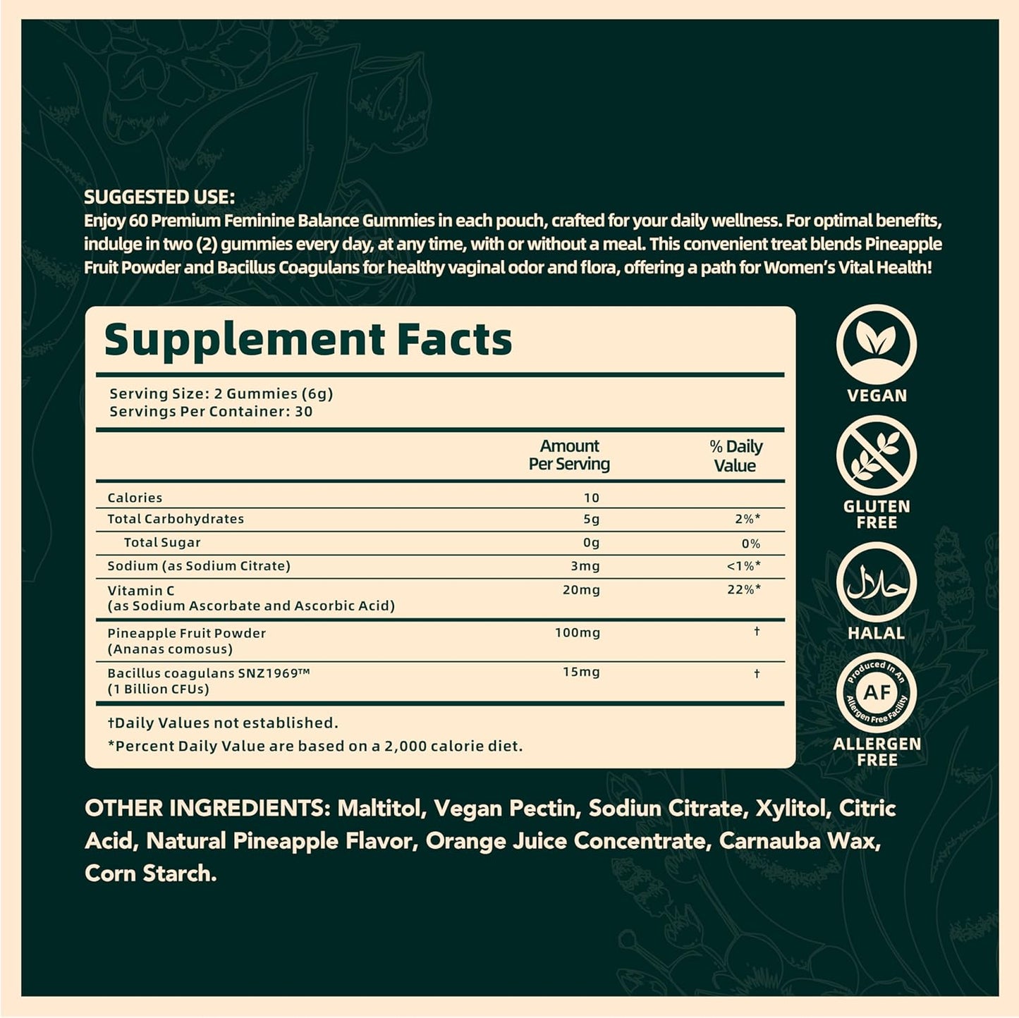 Vital Source Nutrition - Premium Feminine Balance Gummies